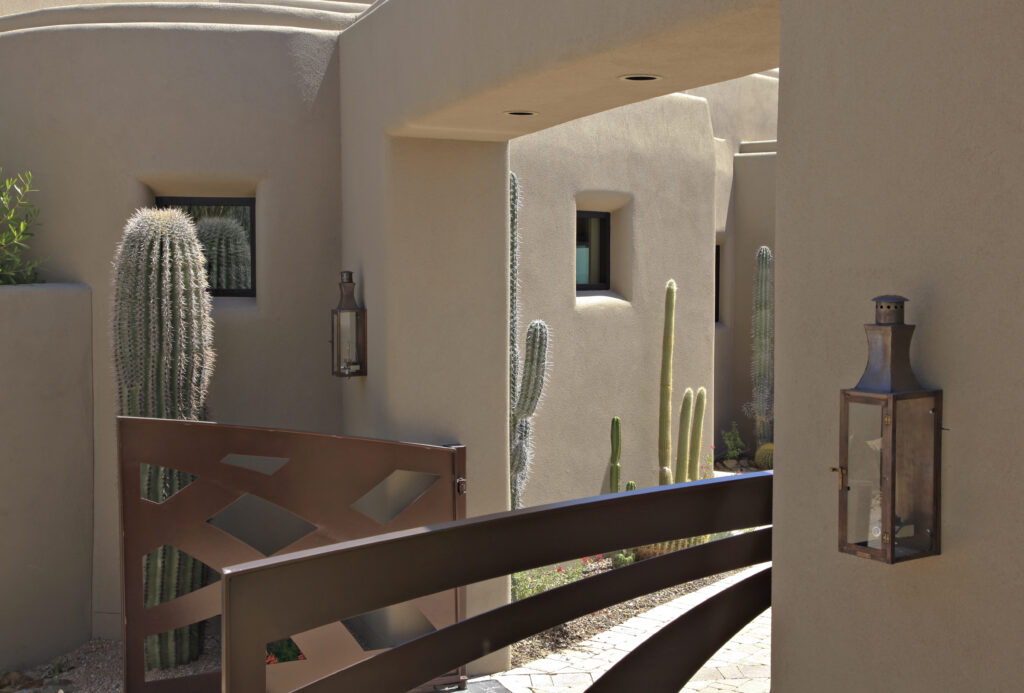 The Phil Nichols Company | Contemporary Southwest | Cactus and Gate