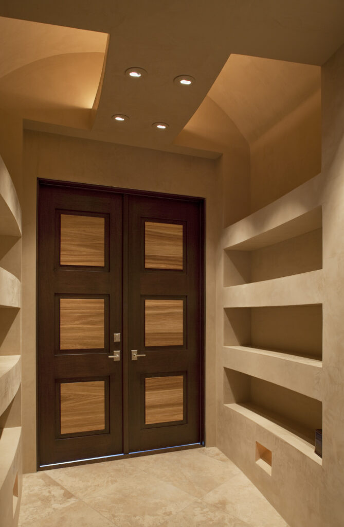 The Phil Nichols Company | Contemporary Southwest | Doorway with Shelving