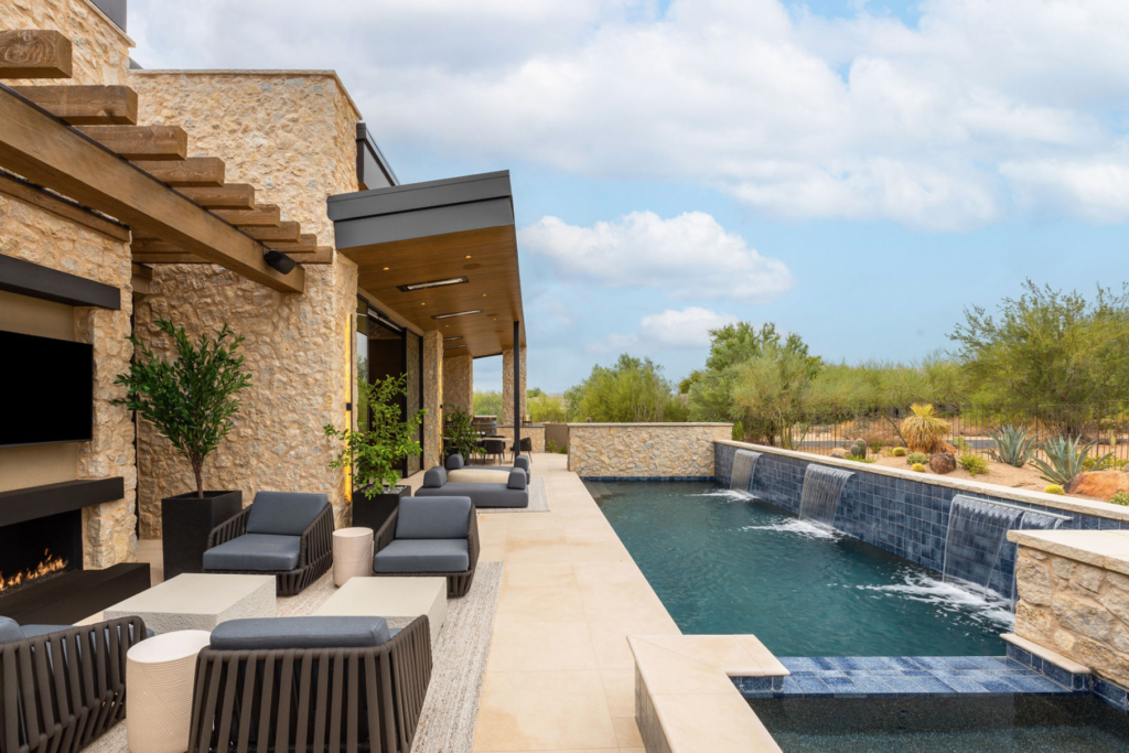 The Phil Nichols Company | Modern Desert Oasis | Backyard