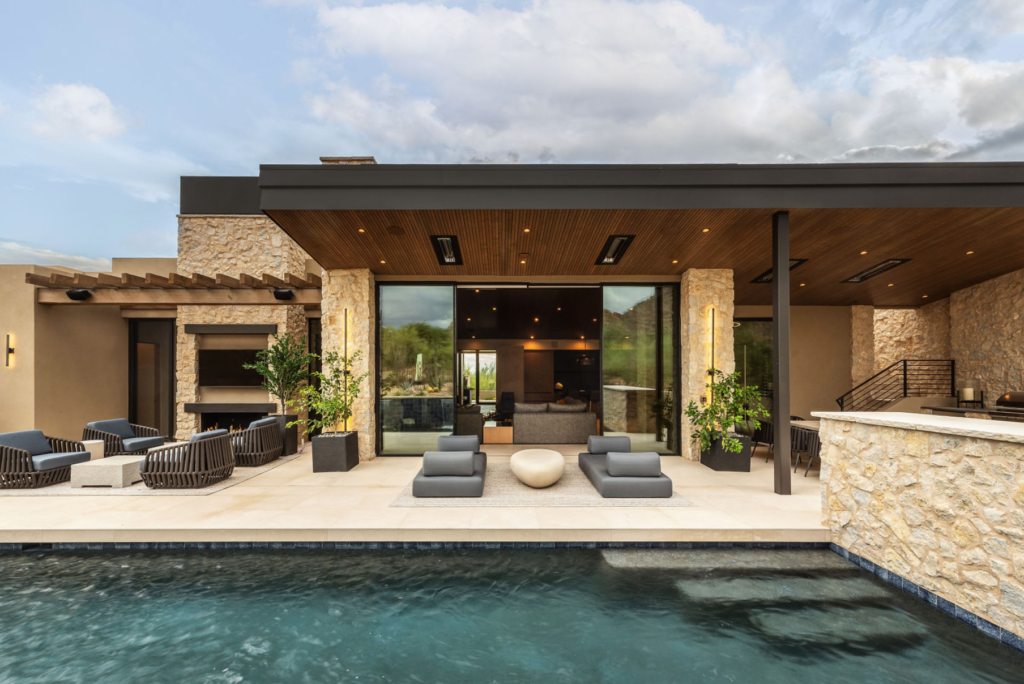 The Phil Nichols Company | Modern Desert Oasis | Covered Patio