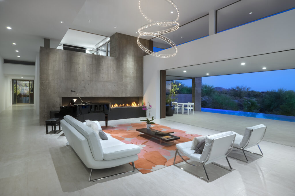 The Phil Nichols Company | Contemporary Home | Living Room