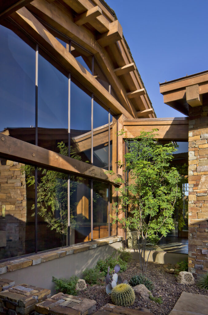 The Phil Nichols Company | Desert Lodge | Front Windows