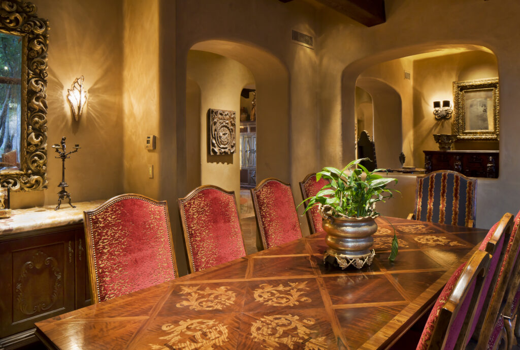 The Phil Nichols Company | Mediterranean Villa | Dining Room