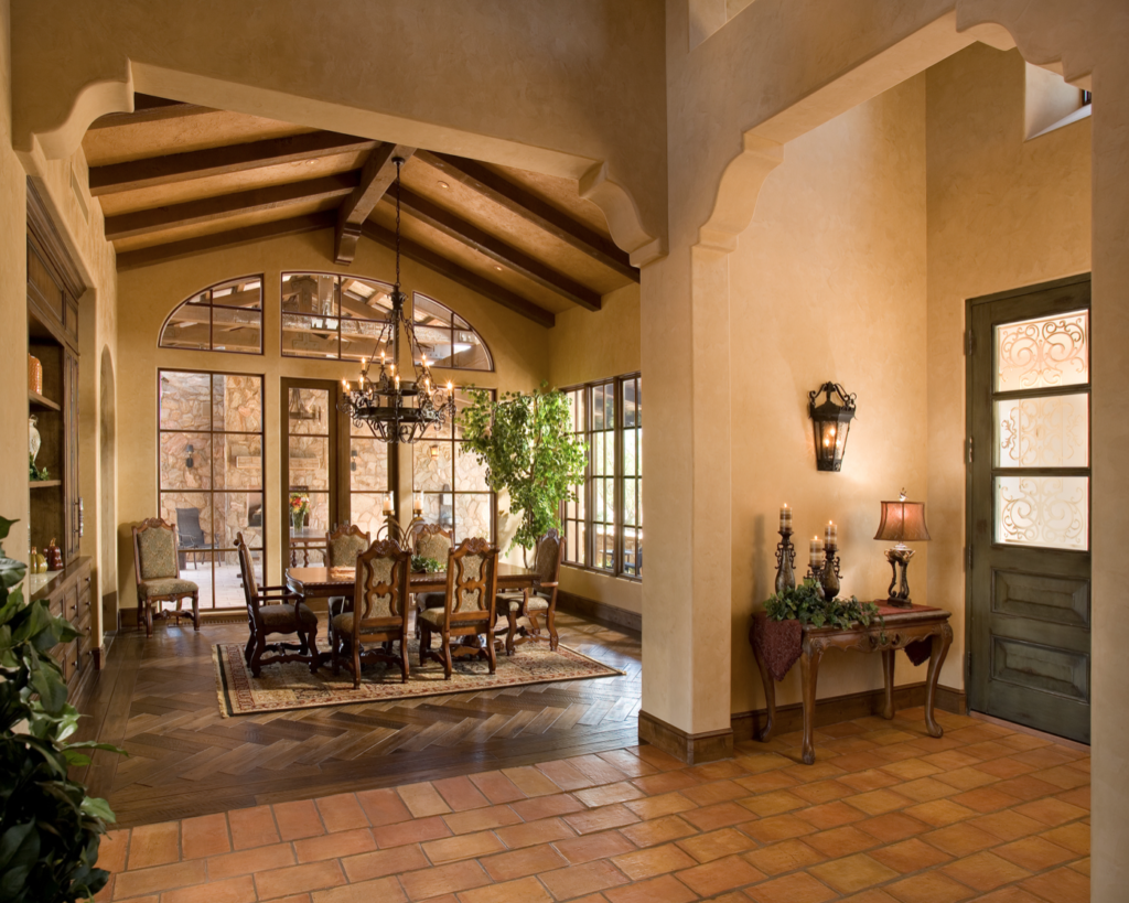 The Phil Nichols Company | Tuscan Farmhouse | Front Door and Entrance
